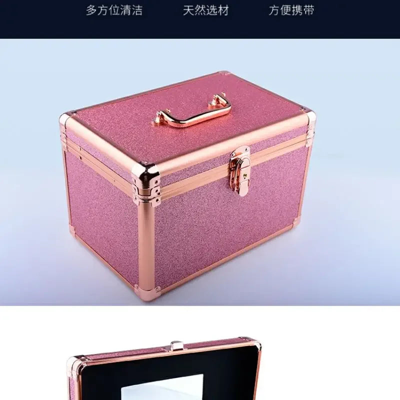 2024 New Professional Brand Makeup Box Artist Beauty Cosmetic Cases Make Up Bag Tattoo Nail Multilayer Toolbox Storage Organizer