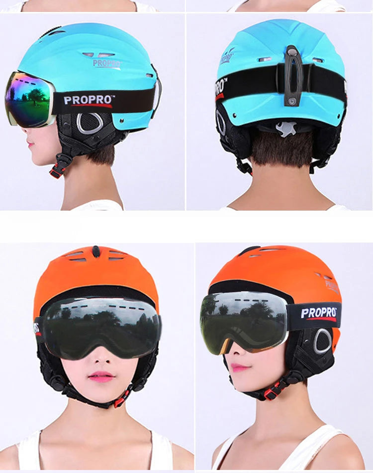 New Ski Helmet Outdoor Sports Ski Snowboard Skateboard Helmets Anti-impact Safety Cycling Snowmobile High Quality Helmet