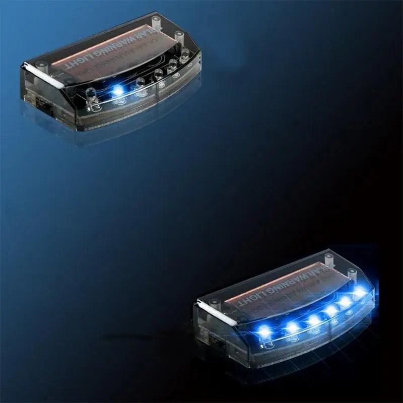 6 LEDs Auto Solar Charger Car Burglar Alarm Lamp Sensor Security Warning Light Security Warning Light Safty Night Driving Signal