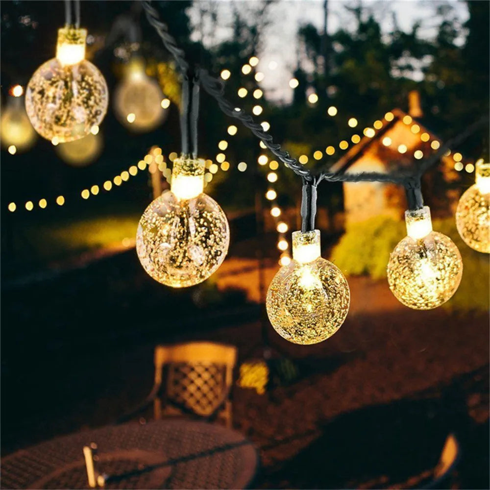 200LED String Solar Lights Outdoor Fairy Camping Lights 22M IP65 Waterproof Garland Christmas Decoration Wedding Lamp Garden