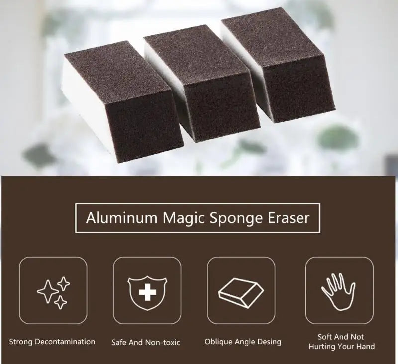 Sponge Magic Eraser Descaling Emery Cleaning Brush Silicon Carbide Descaling Cleaning Brush Stove Top Pot Kitchen Tools