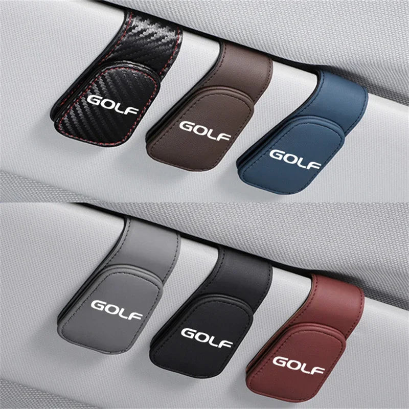 Car Eyeglass Holder Glasses Storage Clip For VW Golf 4 5 6 7 R400 TCR MK2 MK4 MK5 MK6 MK7 R Auto Sunglasses Holder Accessories