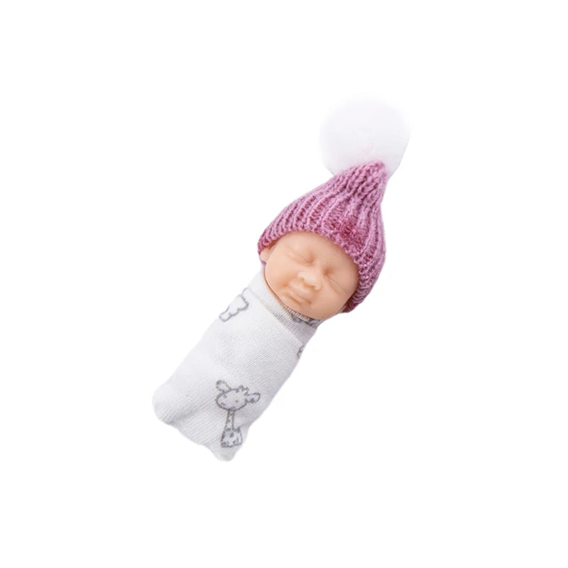 Reborn Dolls Baby Reborn Silicone Reborn Baby Doll 5cm Palm Dolls Pajamas Dress Simulation Baby Reborn Baby Doll Toys