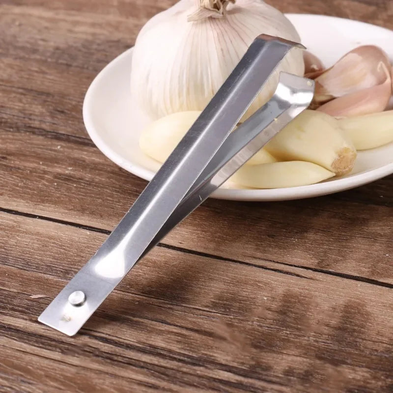 1/3PCS Stainless Steel Garlic Peeler Quickly Garlic Peeling Pig Hair Plucking Clip Manual Tweezers Gadgets Kitchen Accessories