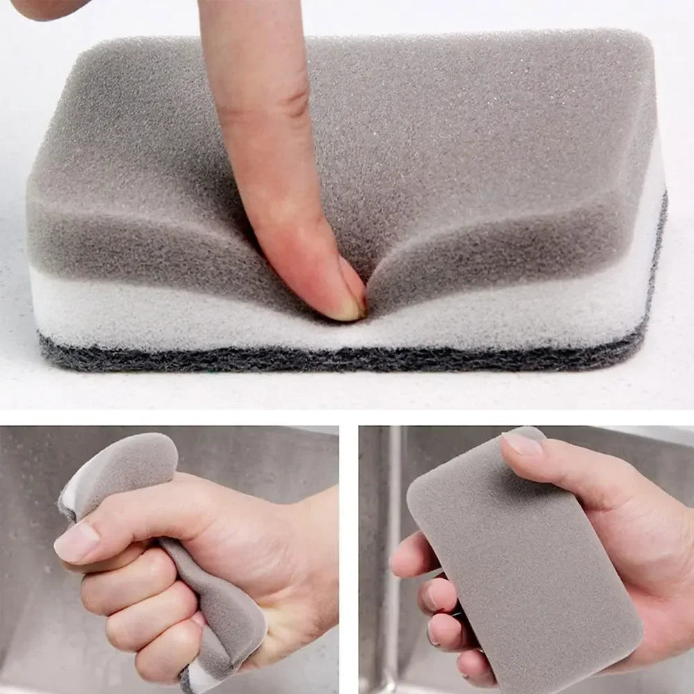 20/1pcs Kitchen Cleaning Sponges Double-sided Kitchen Sponge Wipes Pan Pot Dishwashing Scouring Pads Brush Clean Tools