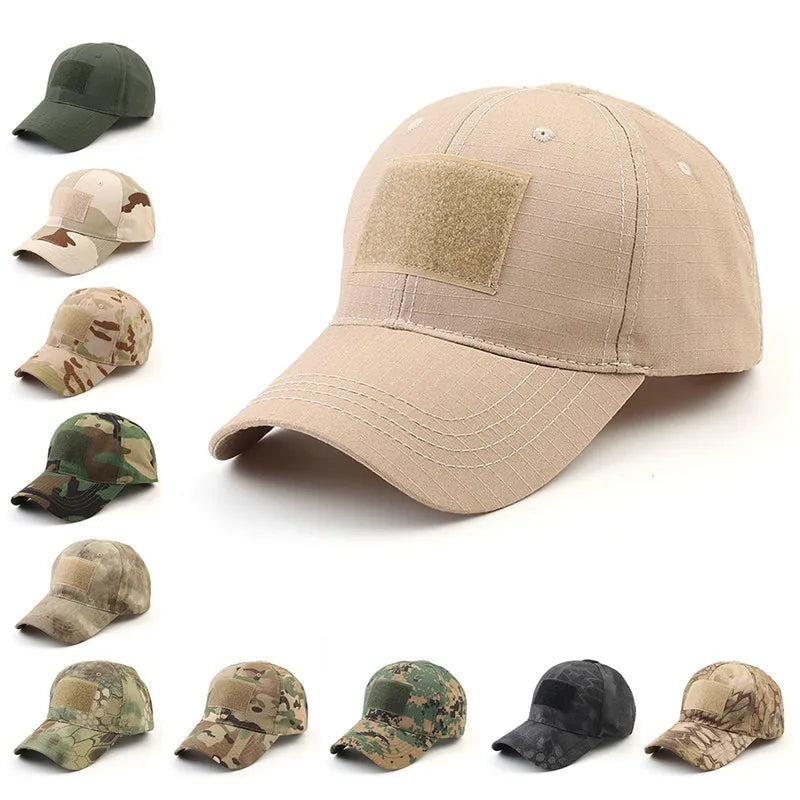 Outdoor Sport Snap back Caps Camouflage Hat Simplicity Tactical Camo Hunting Cap Hat For Men Adult Cap