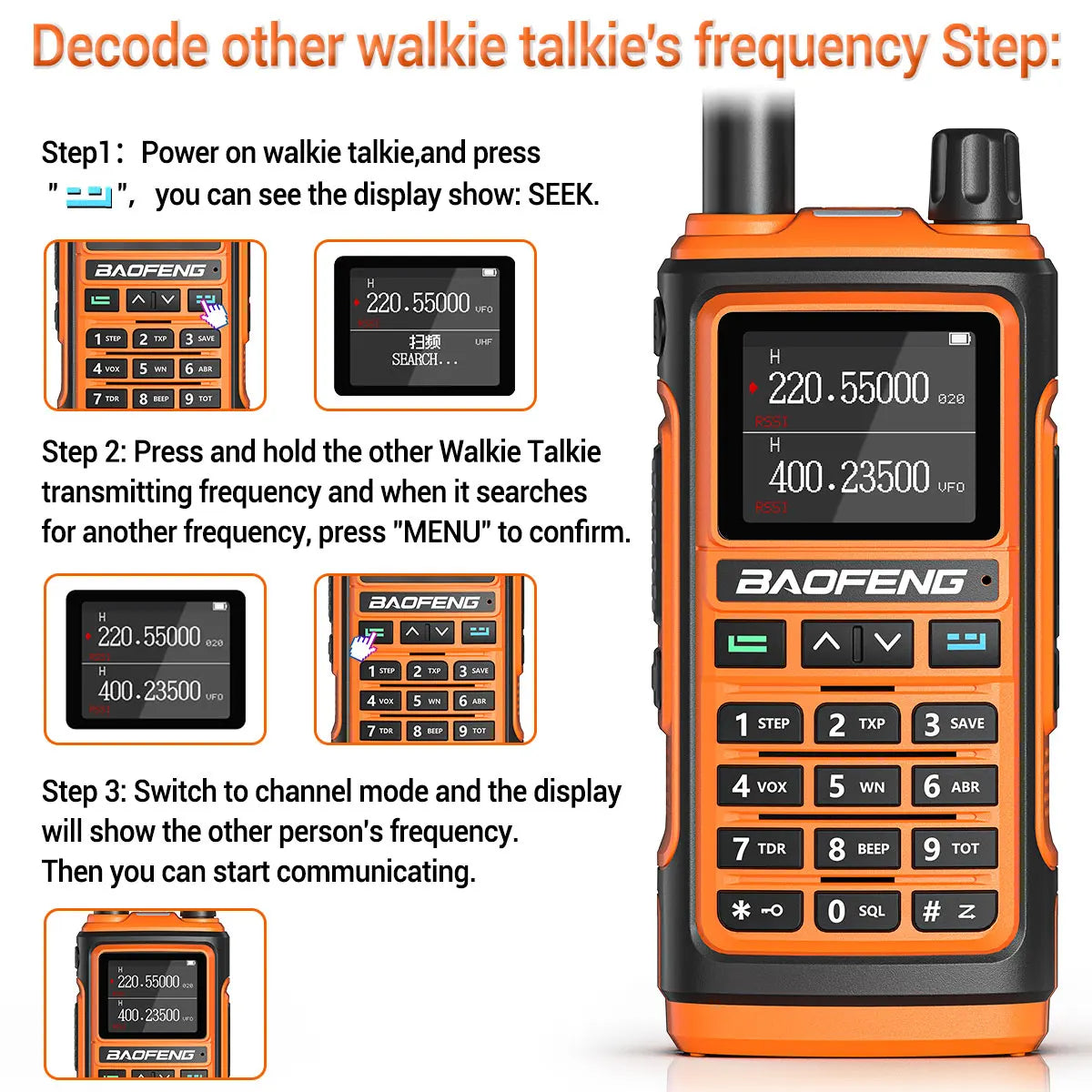 Baofeng UV-17 Pro V2 Wireless Copy Frequency Tri Band Waterproof Powerful Walkie Talkie Long Range UV-5R UV S9 Two Way Radio