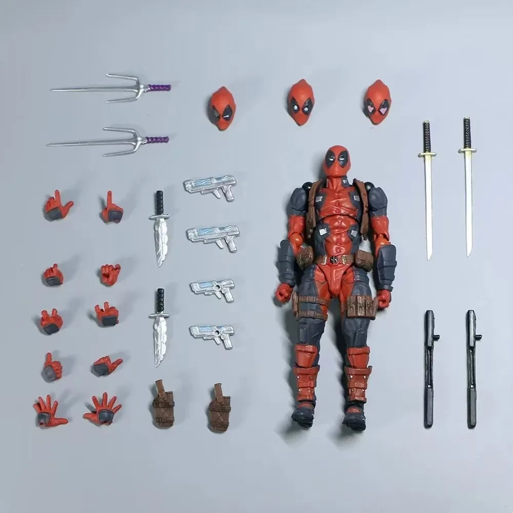 Super hero hot selling Yamaguchi style Deadpool 2.0 action doll toy 15cm Deadpool movable model doll collection accessories