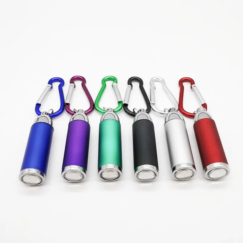 LED Mini Torch Light USB Charging Waterproof Flashlight Outdoor Emergency Lights Keychain Lamp Hiking Camping Portable Lighting