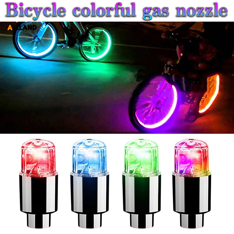 Bicycle Wind Turbine Colorful Wind Turbine Bicycle Car Motorcycle Wind Turbine Colorful Air Nozzle Light