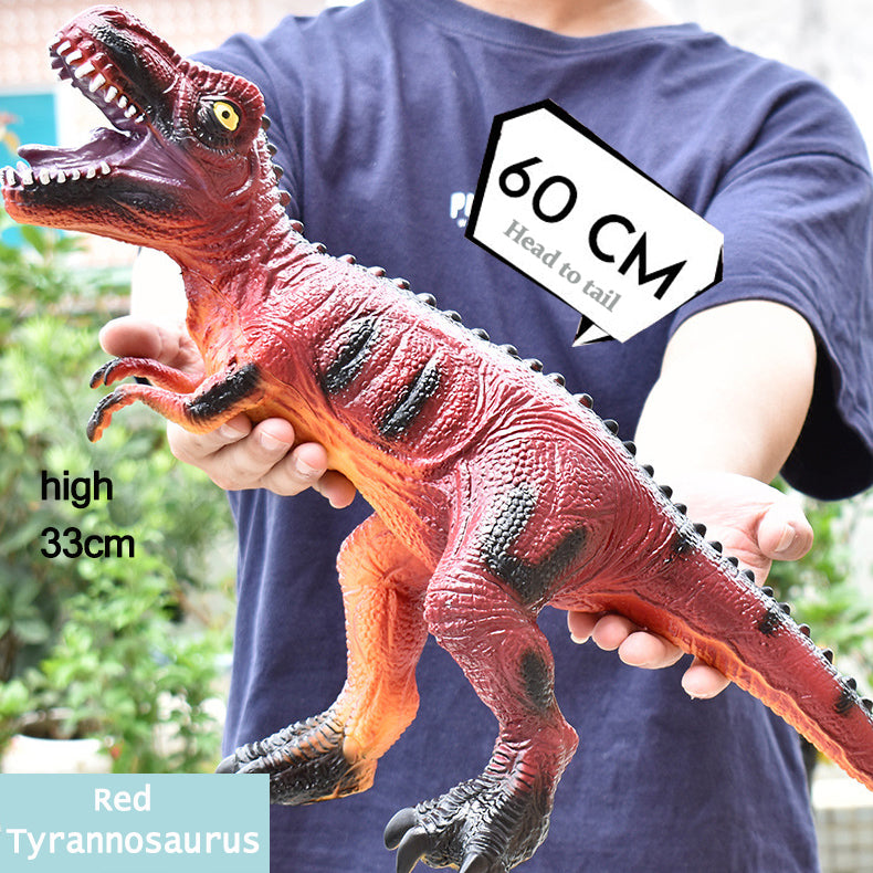 68CM Big Size Dinosaur Toy Jurassic Park Tyrannosaurus Rex Soft Puppets Velociraptor Shark Dinosaur Worlds Model Toys for Boys