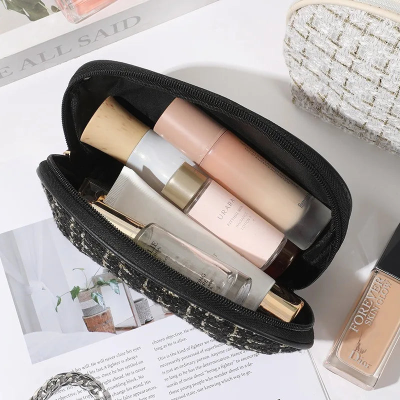 Portable Girl Small Cosmetic Bags Women Makeup Lipsticks Save Pouch Light Luxury Mini Fragrance Storage Bag Anti-water Anti-dirt