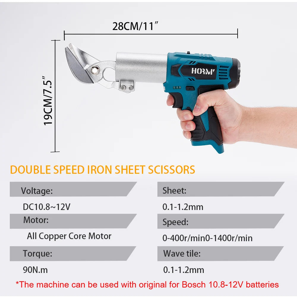 Hormy Cordless Electric Drill Electric Screwdriver Hand Driver Wrench Speed Adjustable No Battery Motor Power Tool For Bosch 12V