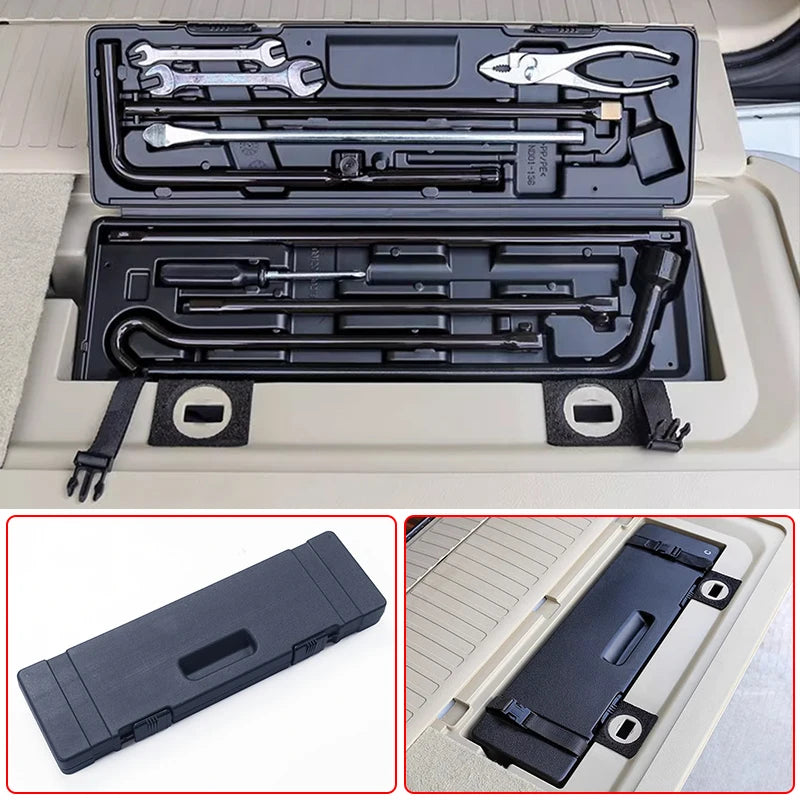 For 1997-2007 Toyota Land Cruiser 100 Tailgate Trunk Emergency Toolbox LC100  Interior Upgraded Accessories Modification