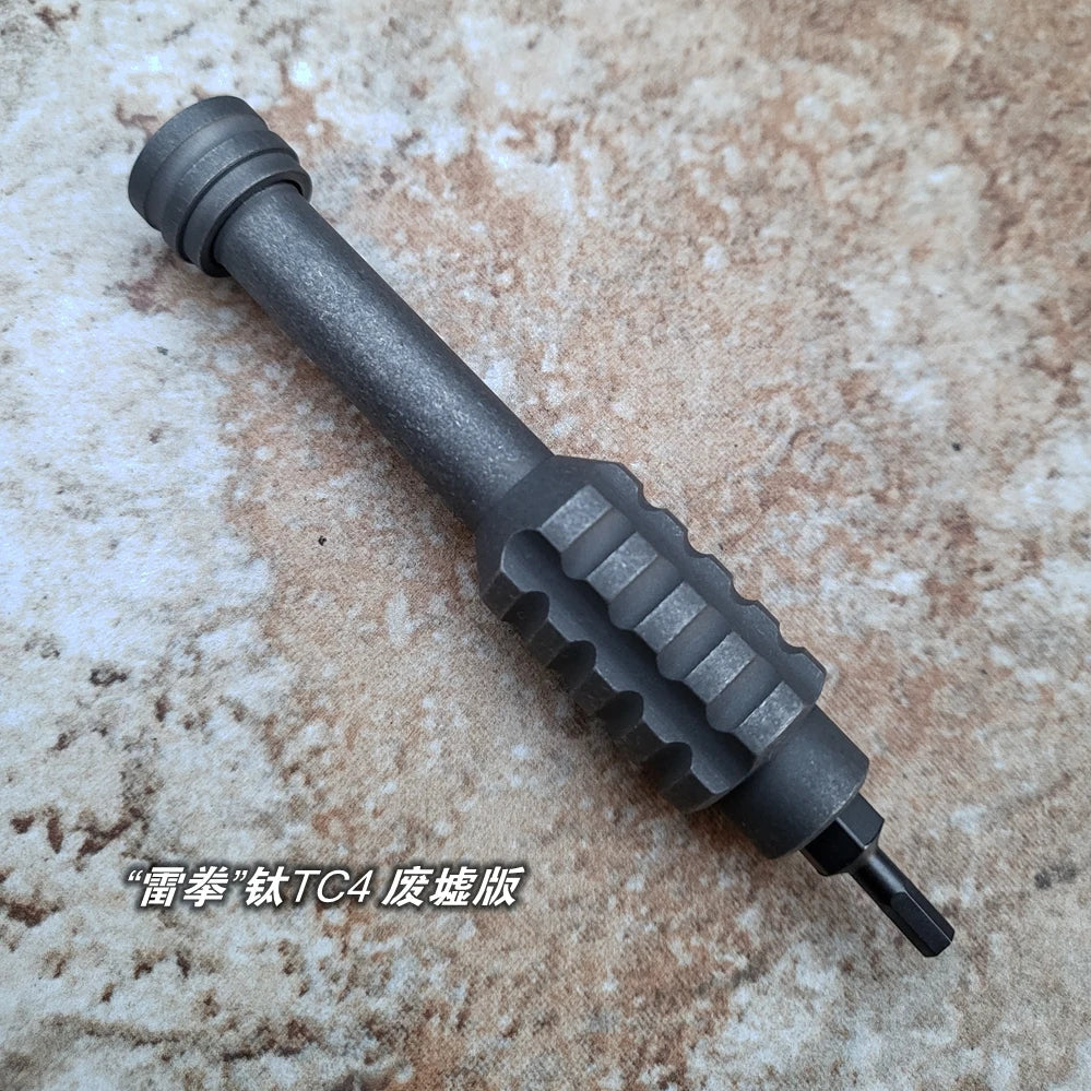 EDC Titanium Alloy PEI Screwdriver Portable Gadget Cross Bit Riding Equipment Outdoor Camping Multi-functional Gear EDC Tools