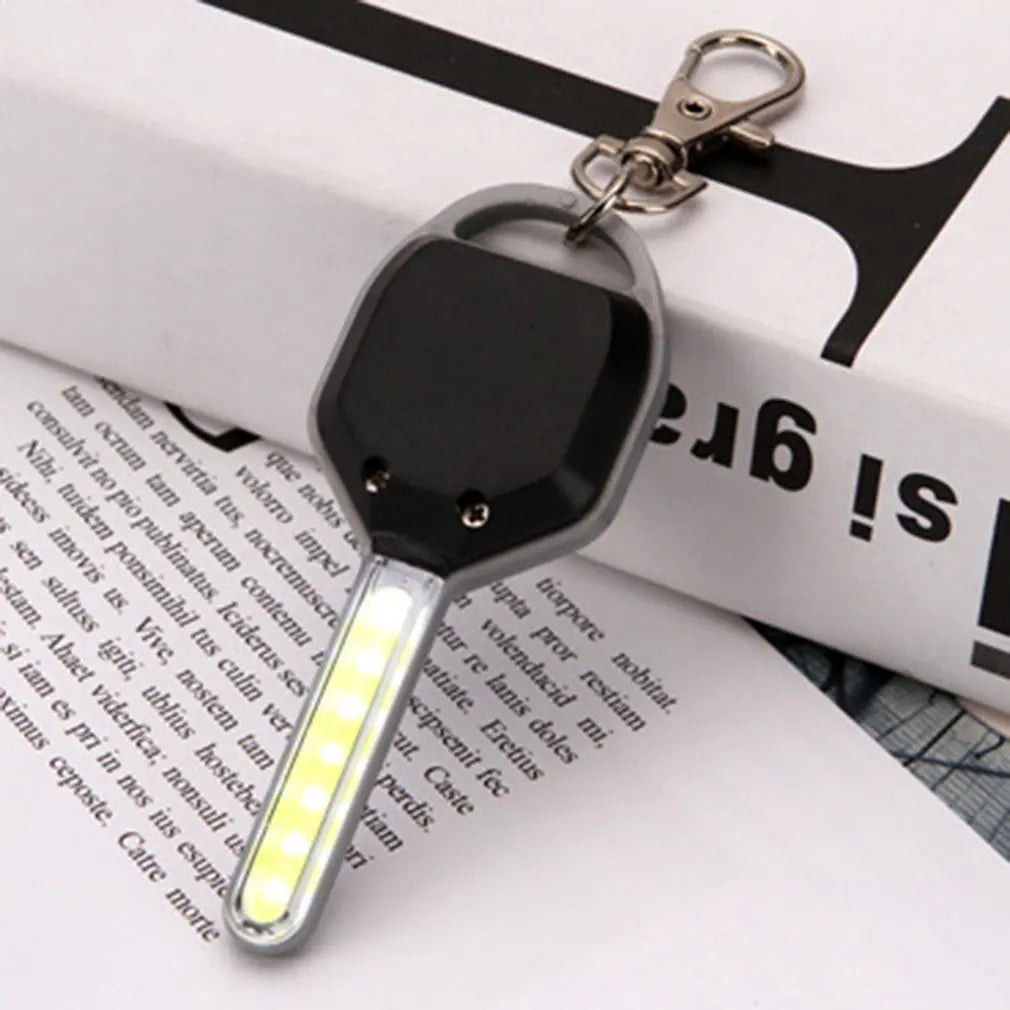 Mini COB LED Keychain Flashlight Emergency Light Mini Flashlight Torch Pocket Keychain Lights for Camping Hiking Emergency