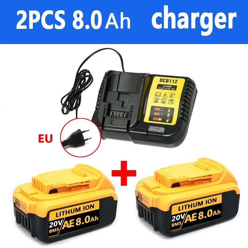 battery for Dewalt 18V 20V power Tools rechargeable electric tool Accessories Lithium batteries Replace DCB200 DCB184