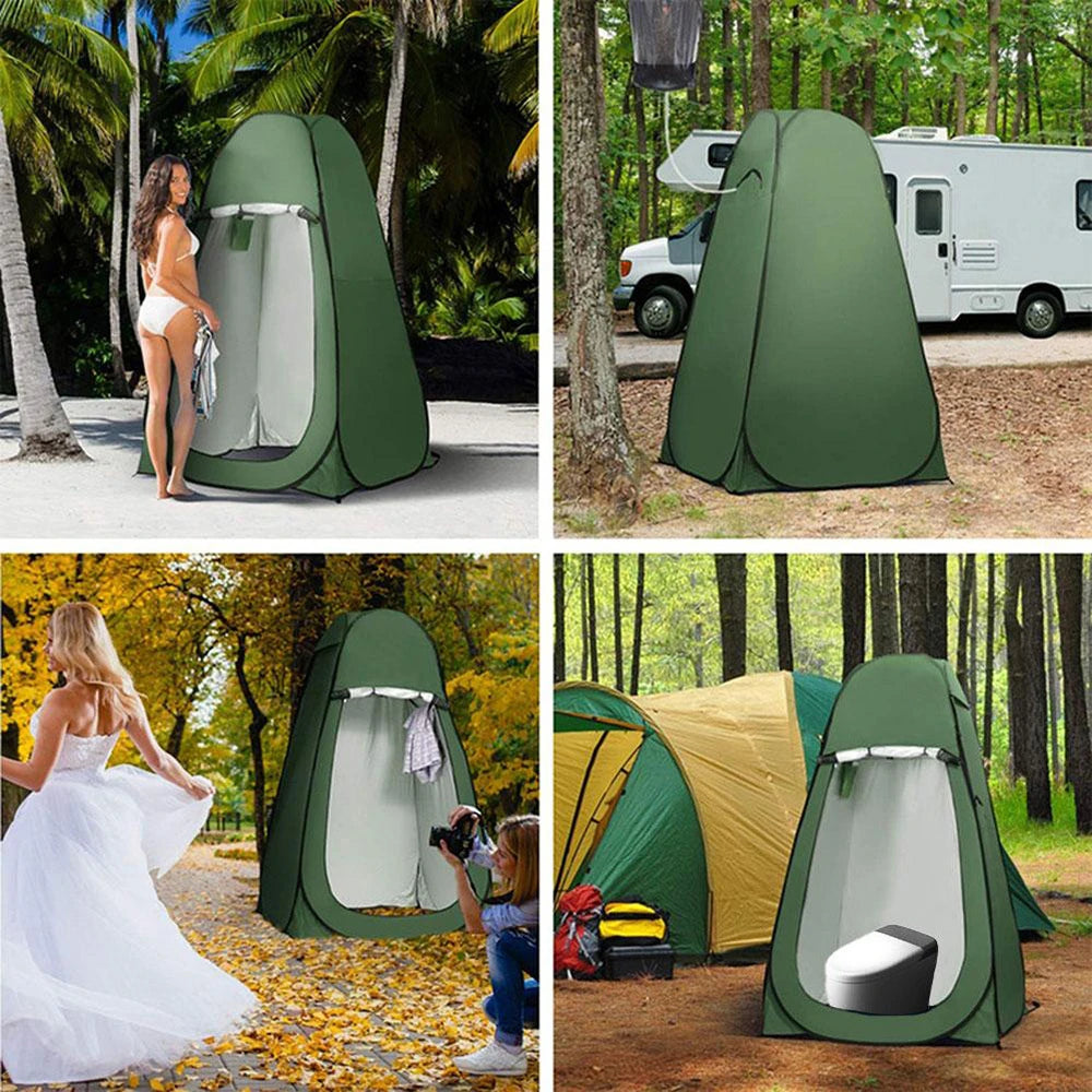 Portable Outdoor Camping Tent Shower Tent Simple Bath Cover Changing Fitting Room Tent Mobile Toilet Fishing Photography Tent