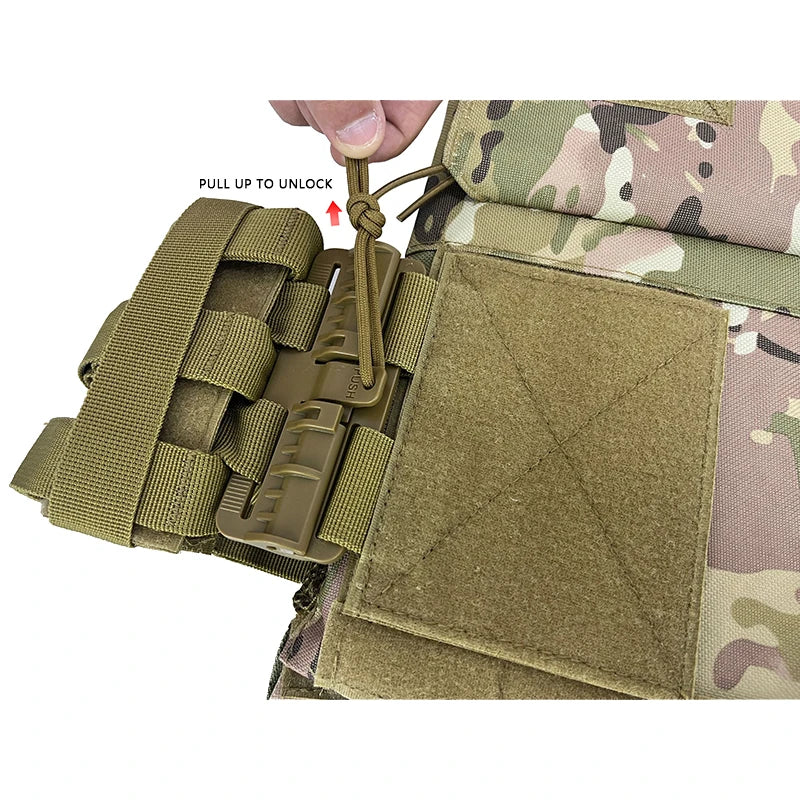 Quick Release Buckle Military Tactical Vest Accessories Molle Detachable Buckle Set JPC 6094 NPC