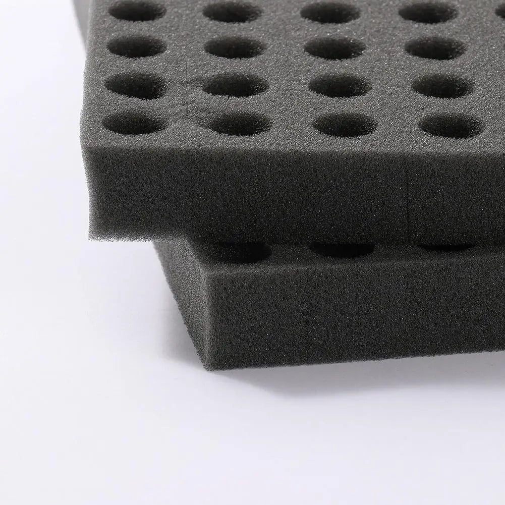 100pcs Slot Foam Hole Sponge Hydroponic Seedling Cultivation Vegetable Hollow Cross Soilless Sponge Block Garden Accessories