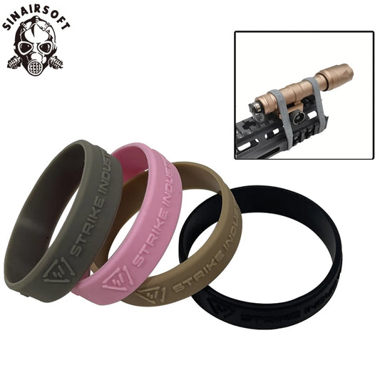 4Pcs/Lot Tactical Airsoft High Strength Elastic Rubber Ring Multi-function Hunting Rilfe Band For NGAL Flashlight Laser Sight