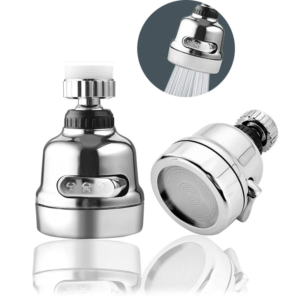 Zhangji Adjustable Swivel Kitchen Faucet 360 Degree Aerator Sprayer Filter Nozzle Diffuser Water Saving Bath Faucet Connector