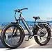 QAdults 960W Peak , 48V 15AH Removable Battery Electric Bicycle, 28MPH Commuter E-bike, 7 Speed, Up to 60 Miles