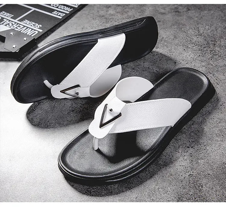 39-44Men's Flip-flops Outdoor Slippers Casual Beach Shoes Summer Slippers Men Luxury Sandals Fashion Shoes for Boy Free Shipping