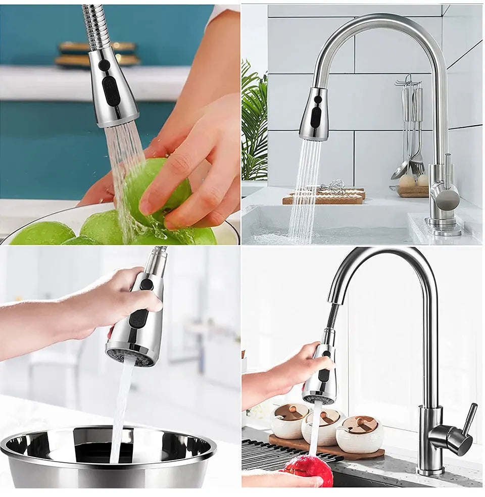 DOOKOLE Kitchen Faucet Sprayer Head Replacement, Faucet Sprayer Attachment, Kitchen Faucet Sprayer,Kitchen Sink Spray Nozzle