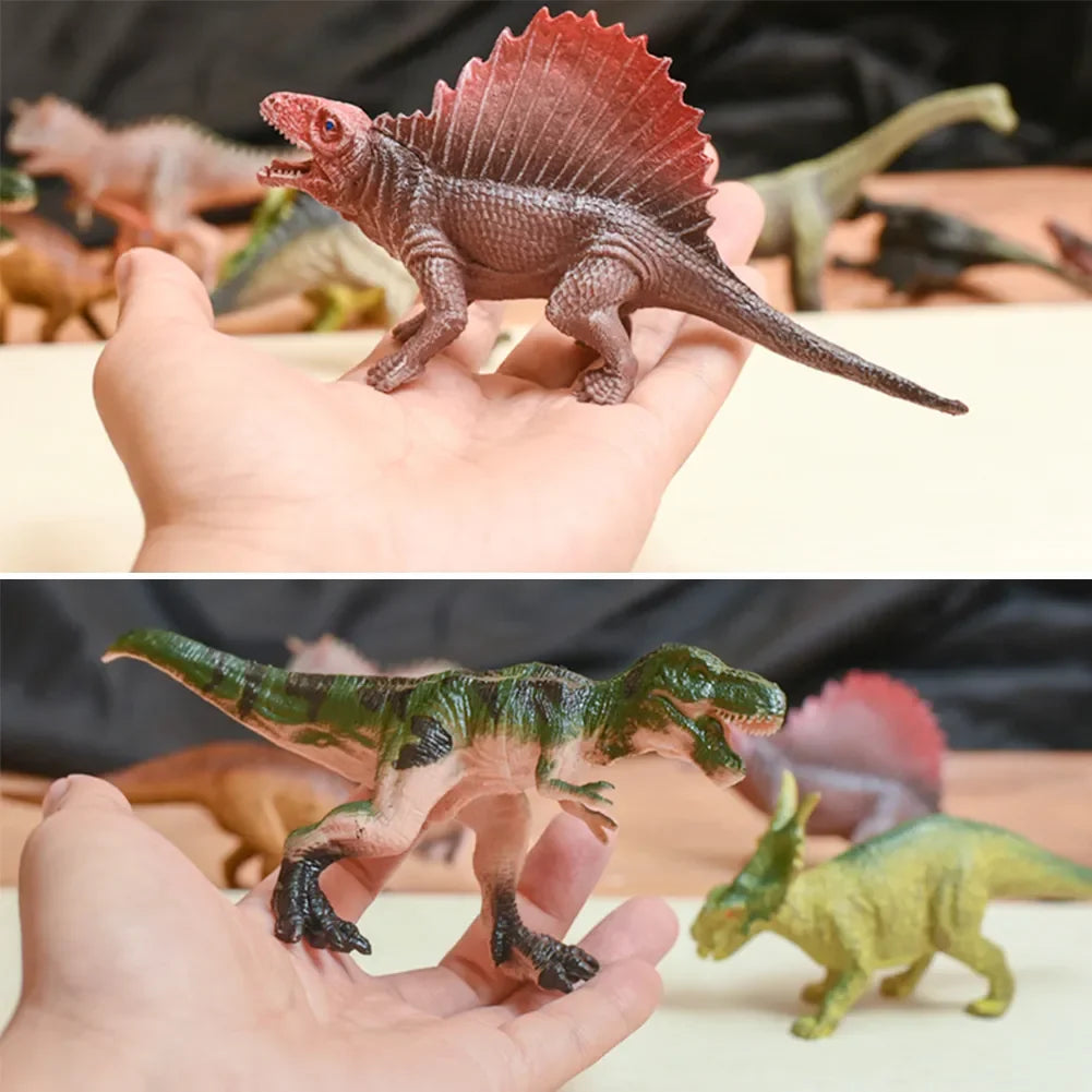 10 Styles 15cm Dinosaur Models Toys Jurassic Tyrannosaurus Indominus Rex Triceratops Brontosaurus Boys Small Gifts for Children