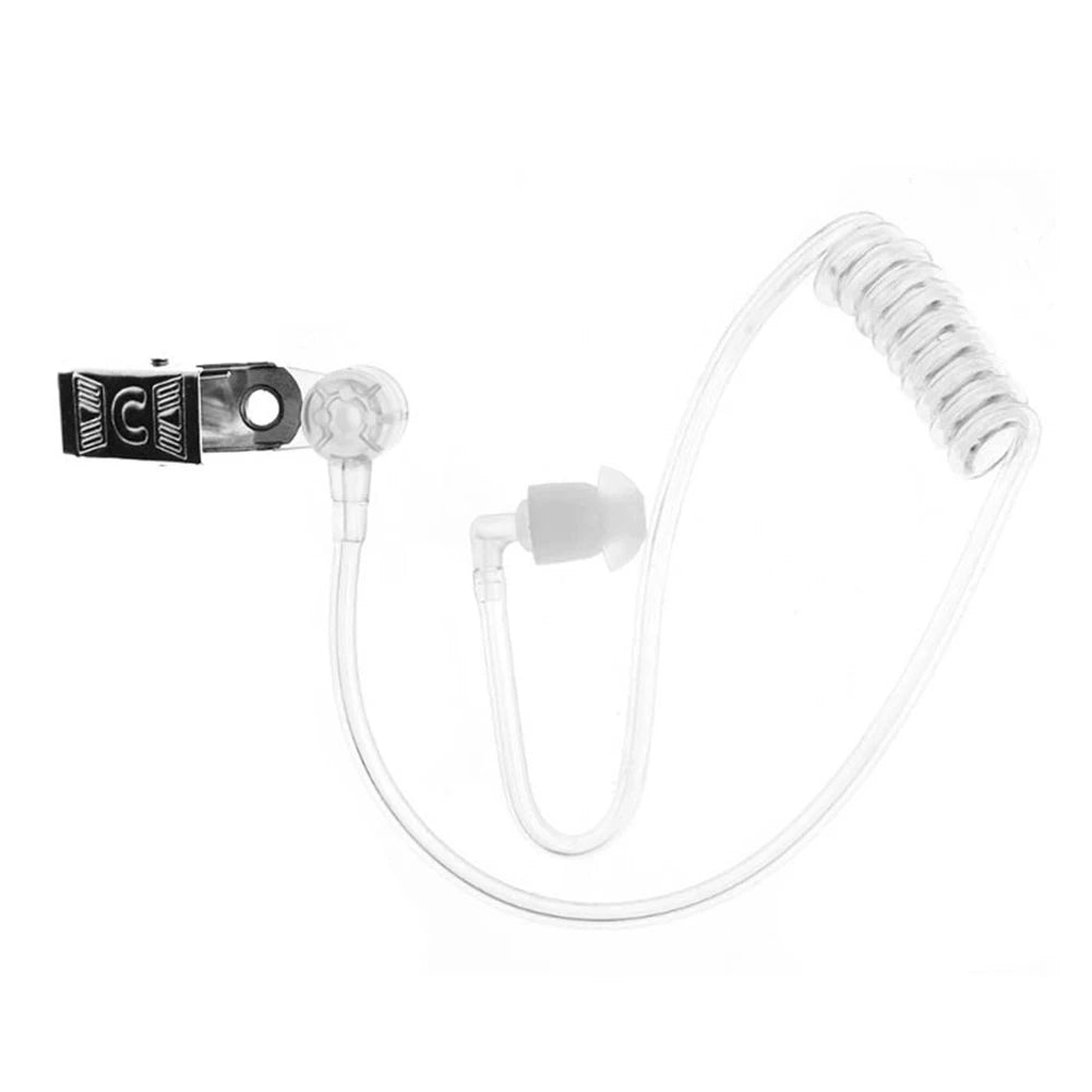 2Pin PTT MIC Walkie Talkie Headset Headphone Covert Acoustic Tube In-ear Earpiece For Kenwood TYT Baofeng UV-5R BF-888S CB Radio