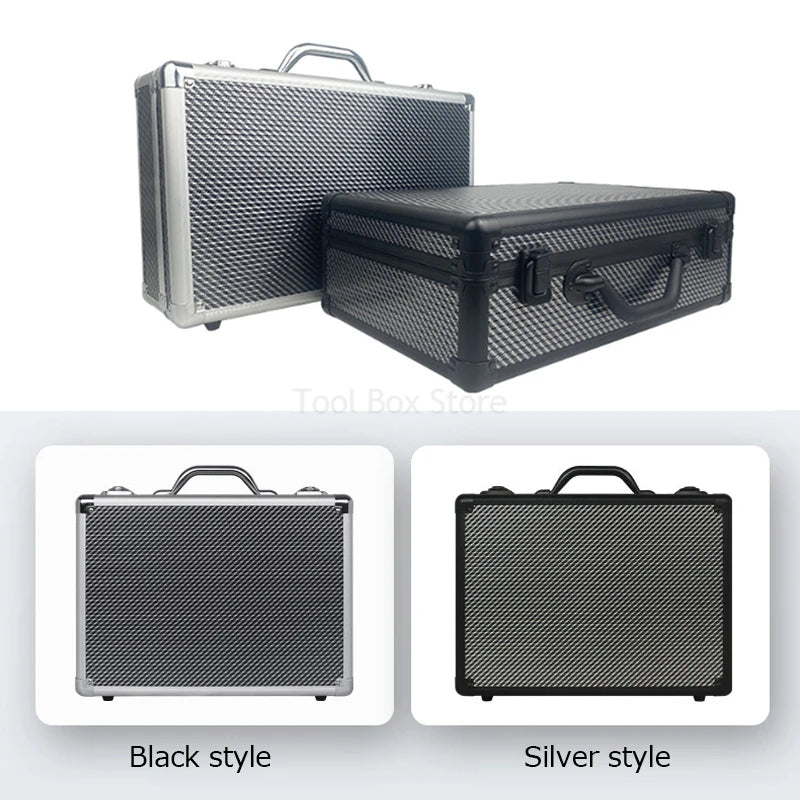 Aluminum Tool Box Waterproof Safety Equipment Instrument Case Storage Box Large Hard Case Toolbox Aluminum Tool Case Suitcase