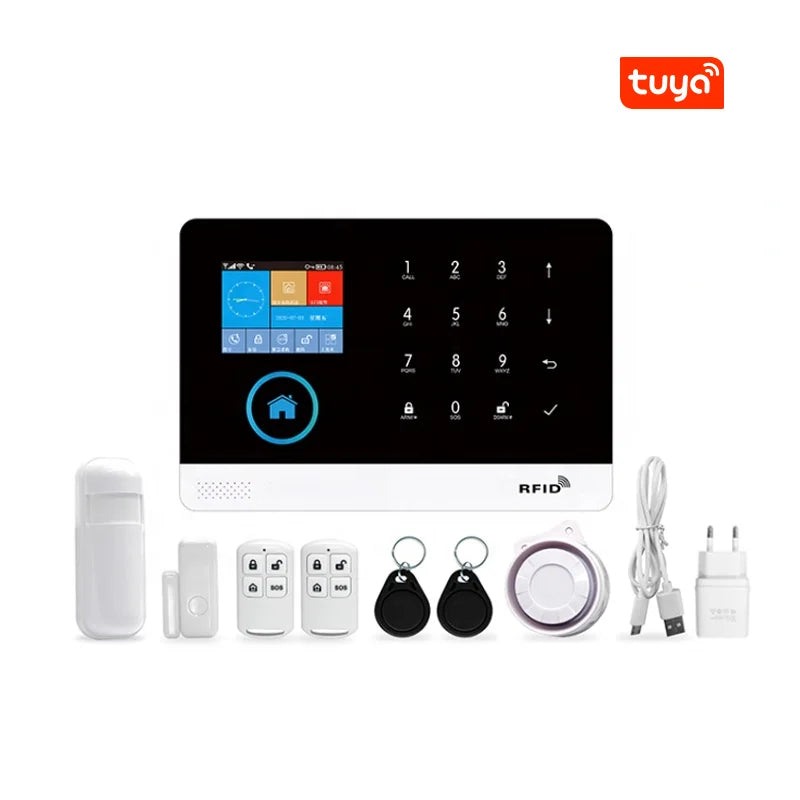 Wireless Security Home Alarm GSM System Kit WiFi Tuya