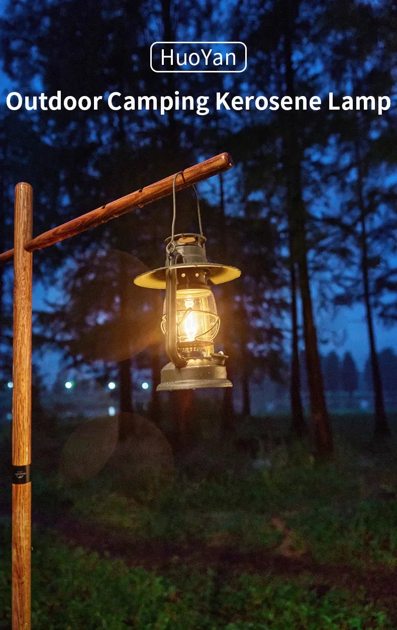 Naturehike Kerosene Lamp Coal Oil Lantern Retro Lighting Light Outdoor Camping Picnic Travel Photo Props Rainproof Portable