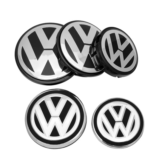 4pcs 55mm 56mm 65mm 70mm 76mm Car Wheel Center Caps Hubcap Cover for VW Volkswagen Jetta MK5 6 7 Golf Passat styling 5G0601171