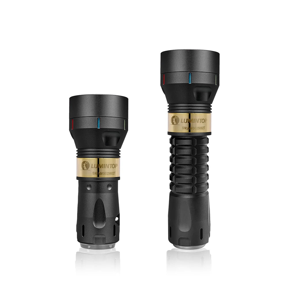 Lumintop Thor II V2.0 LEP flashlight lep light 1700 meters distance long distance tail switch 18350 flashlight