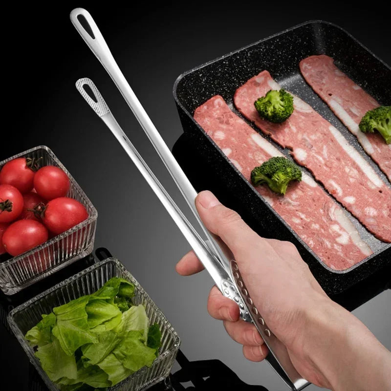 Kitchen Tongs Stainless Steel Barbecue Tongs Clip BBQ Grill Meat Tongs Cooking Tweezers for Food Utensils Kitchen Tools New