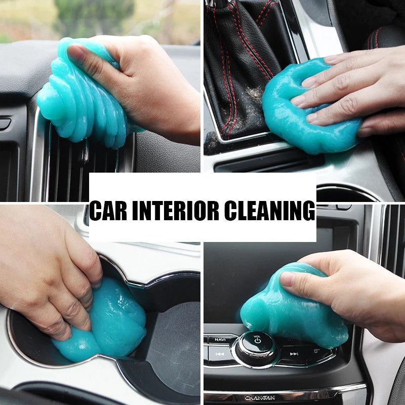 Car Cleaning Gel Magic Mud Car Interior Vent Dust Removal Glue Computer Keyboard Dirt Cleaning Artifact Auto Cleaner Accessories