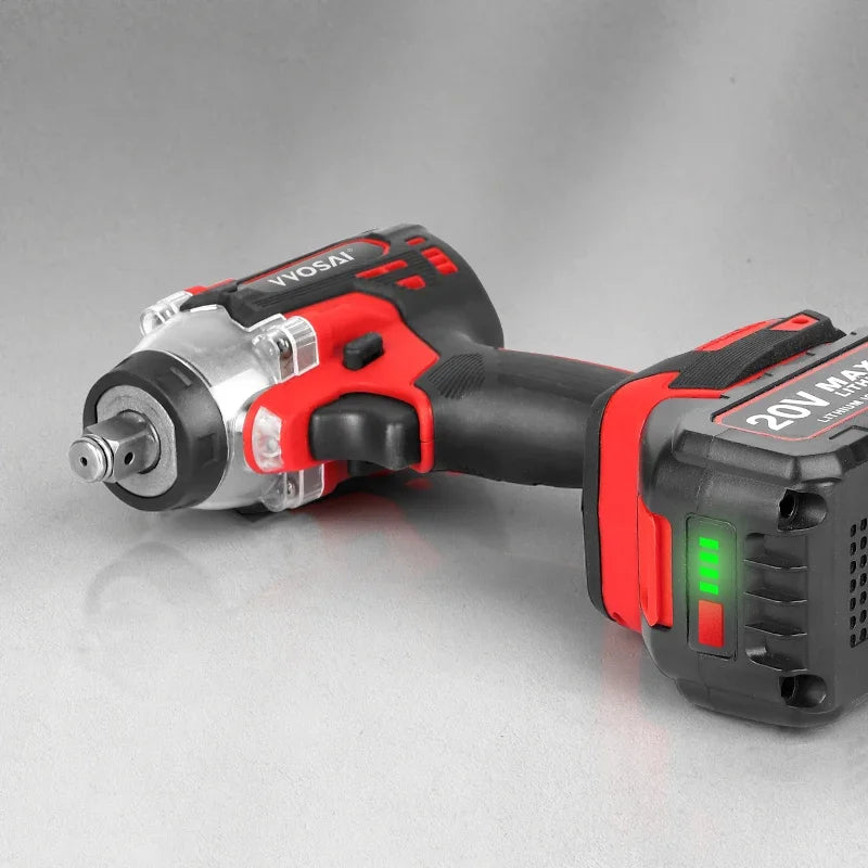 VVOSAI MT-Series 340N.m Electric Impact Wrench 20V Brushless Wrench Socket Li-ion Battery Hand Drill Installation Power Tools