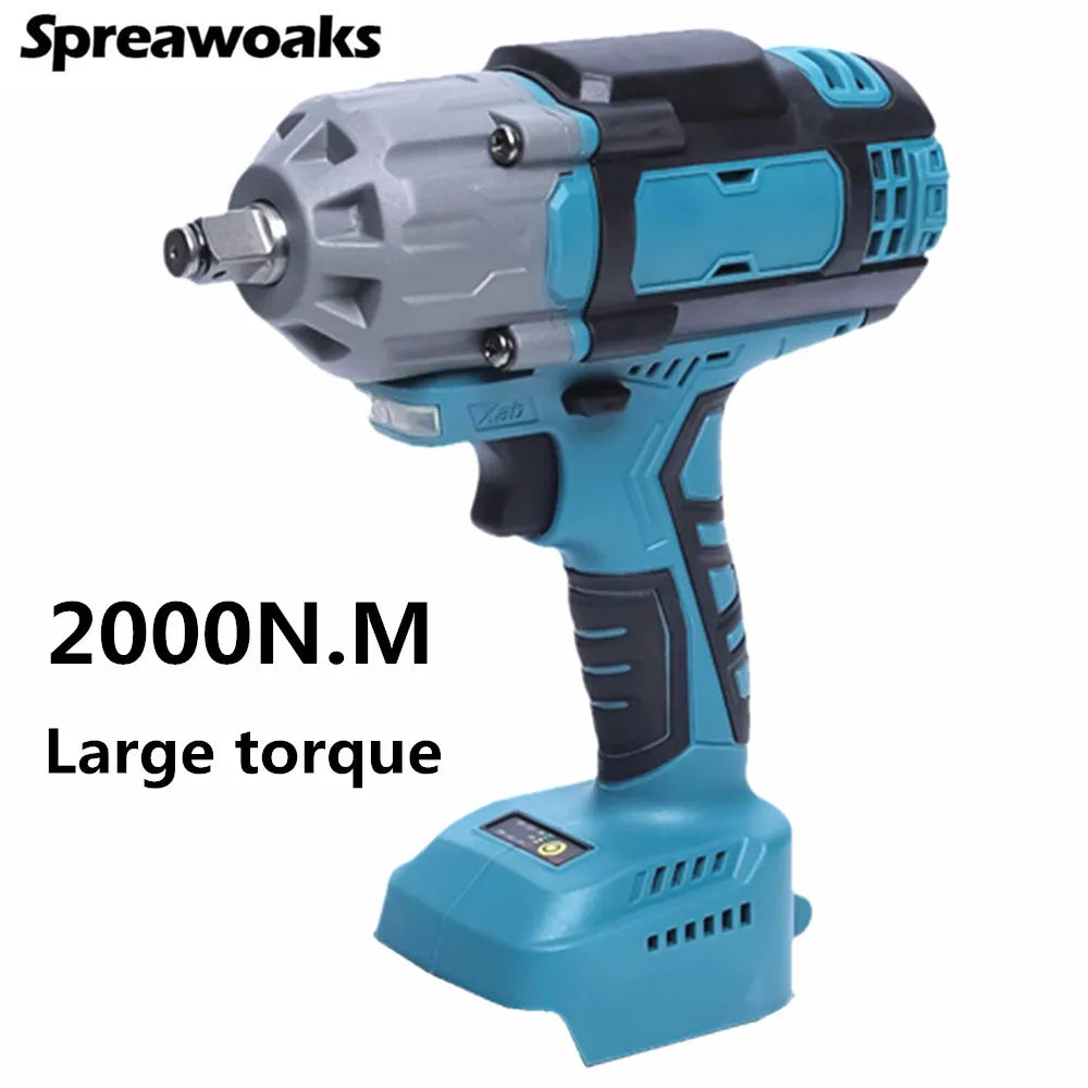 550/1200/2000N.m Brushless Impact Wrench 1/2 inch Electric Cordless Driver Car Repair Power Tools For Makita 18V Battery