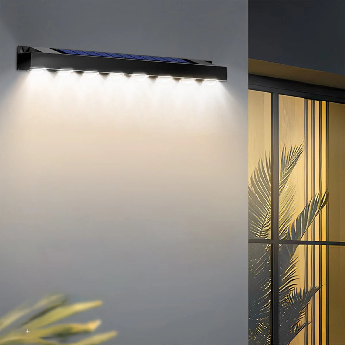 LED Solar Wall Light Outdoor Waterproof Garden Decoration Solar Powered Lamp Balcony Staircase Fence Home Atmosphere Lighting