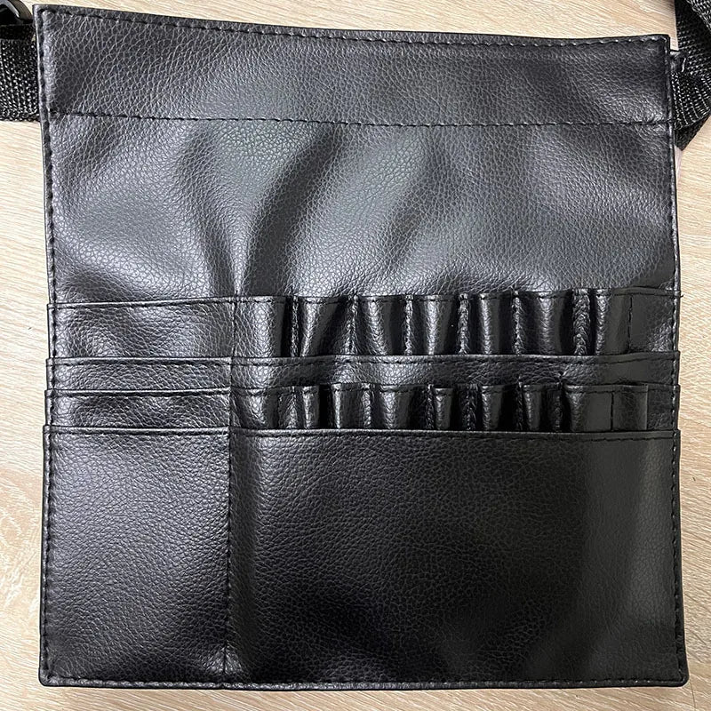 3 Style Multi-function Large Capacity PU Leather Cosmetic Bag Makeup Brush Bag With Zipper Belt For Professional Makeup Artist