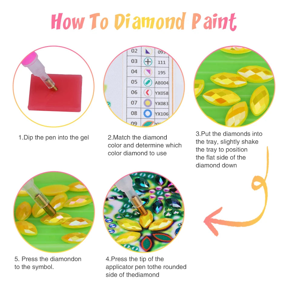 PhotoCustom 30x30cm 5D DIY Partial Special Shaped Drill Diamond Painting Fairy Girl Kit Home Decoration Art Craft Mosaic Paintin