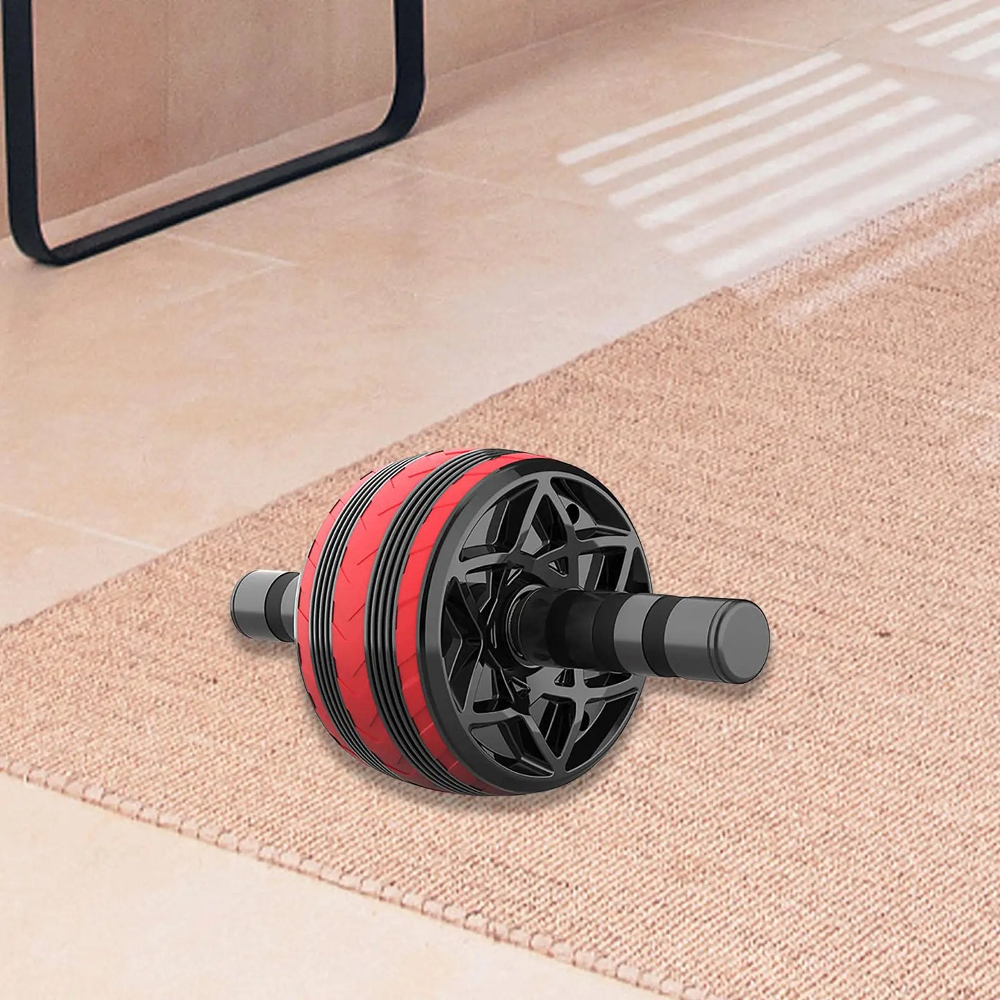 Ab Wheel Professional for Home Gym Core Muscle Training with Knee Mat Abdominal Wheel Ab Machine Exercise Single Wheel