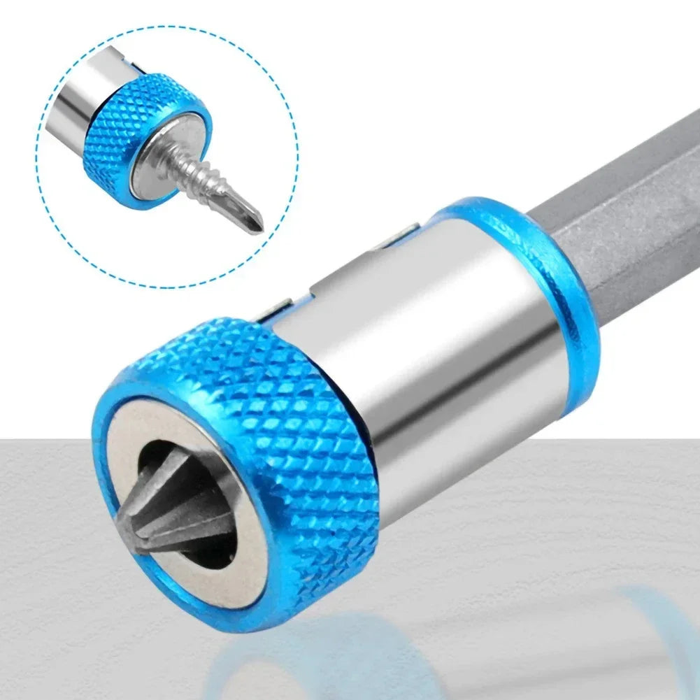 Electric Drill Magnetic Bit Ring Metal Screwdriver Head Steel Sleeve Electric Screwdriver Bit Power Tools Parts Accessories