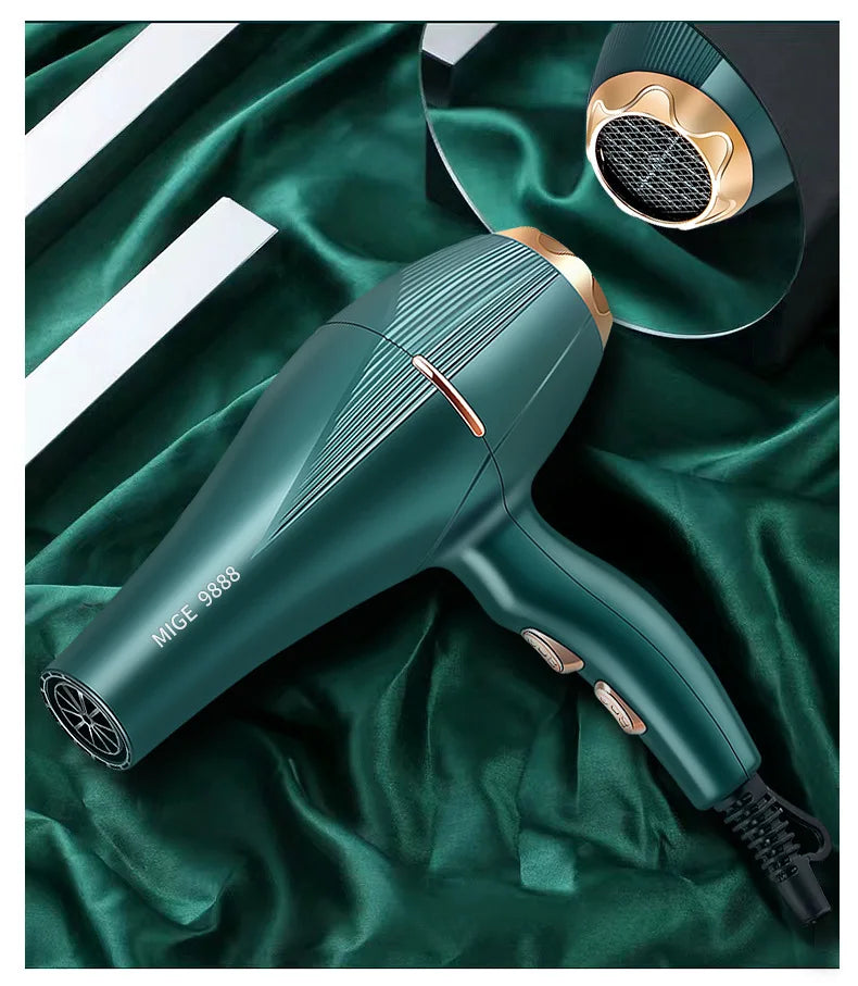 Fashionable High-Speed Hair Dryer  High-Power Quick Drying Hair Care Silent Home Hair Salon Tools Buy 1 Get 6 Free