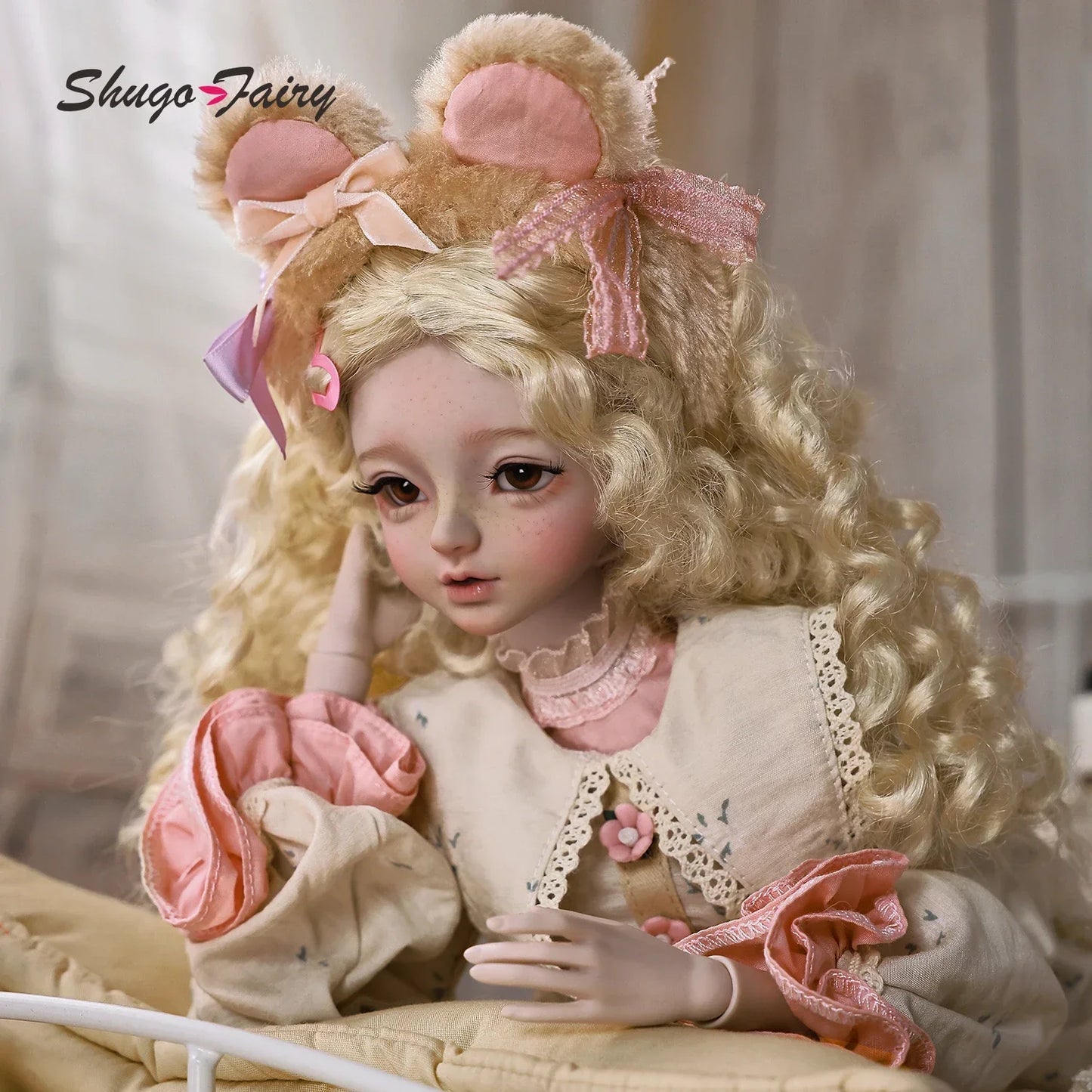 ShugaFairy Liano Bjd Doll 1/4 Head Bariy Body Village Garden Style Joint Body Baby Toys Girls BJD Dolls