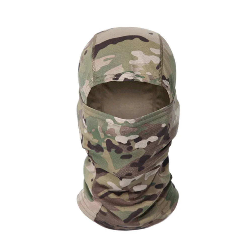 Multicam Tactical Balaclava Full Face Mask Shield Cover Cycling Airsoft Hunting Hat Camouflage Balaclava Scarf