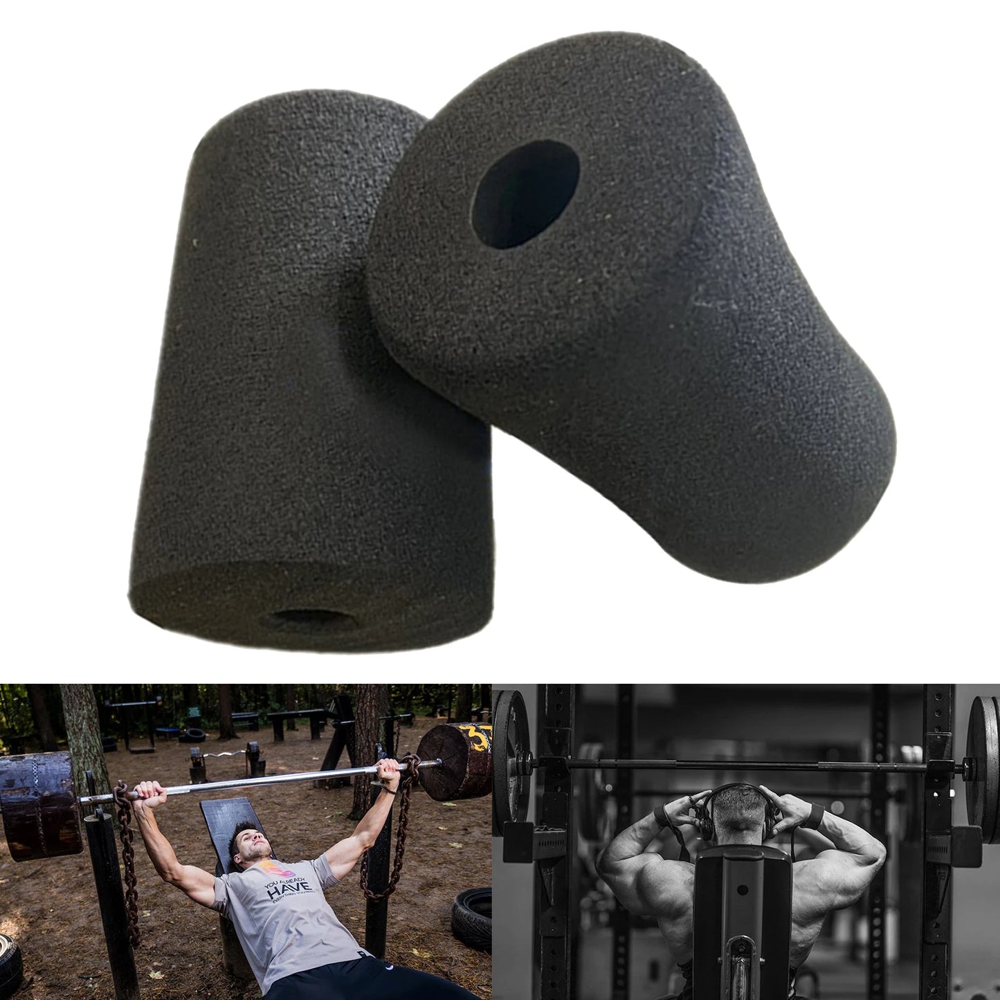 Foot Foam Pads Rollers Replacement Parts Portable Fitness Equipment For Leg Extension For Machine Tube Legs Weight Bench