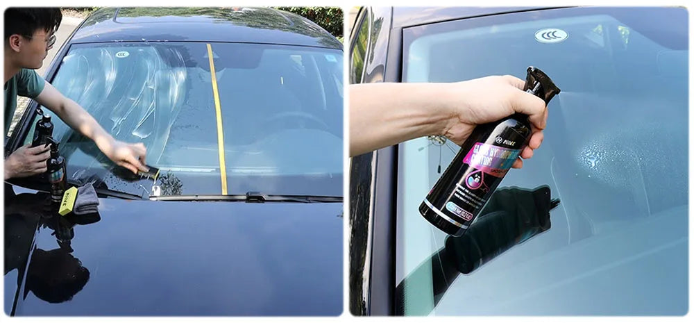 Car Glass Waterproof Coating Spray Aivc Windshield Anti-rain Hydrophobic Polish Liquid Water Repellent Car Cleaning Accessories